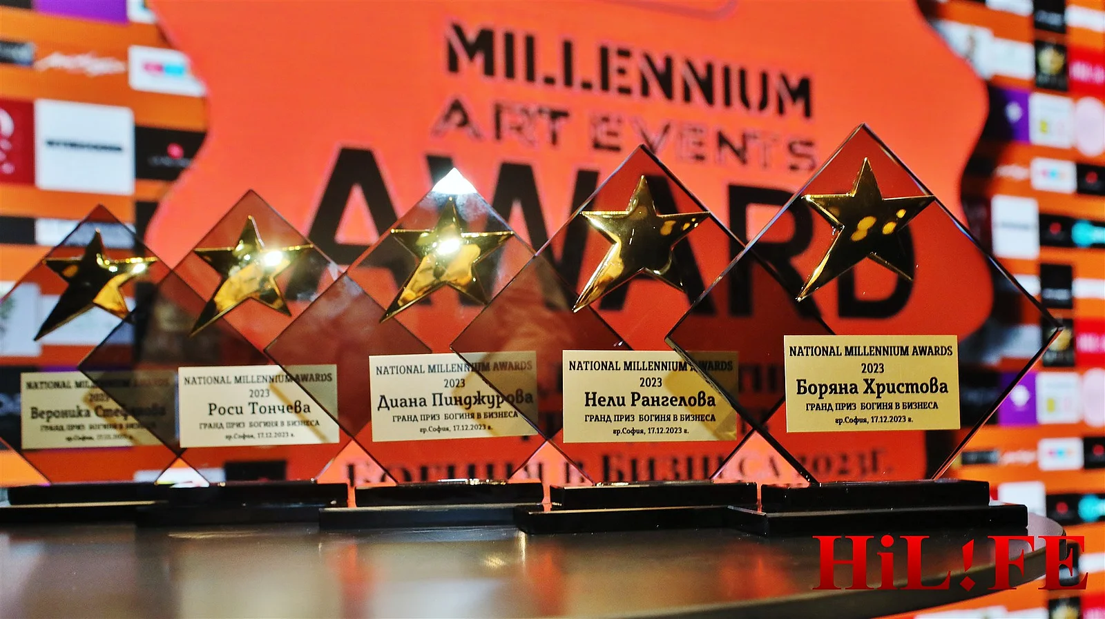 Статуетки Millennium Art Events Award
